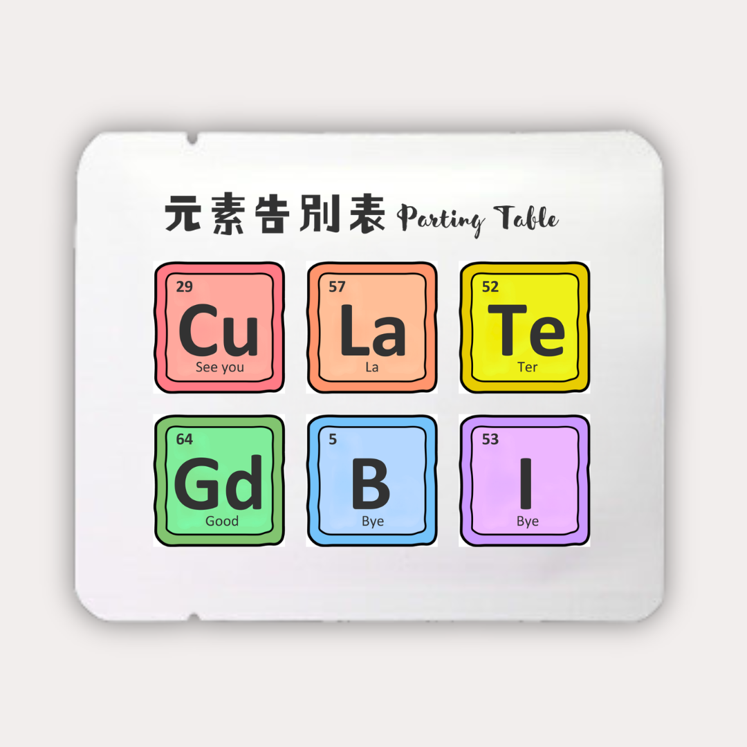 元素告別表
