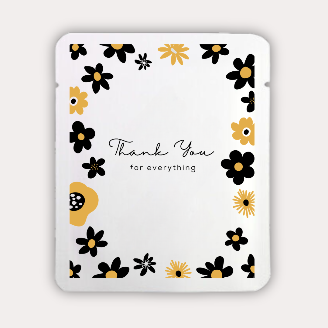 Thank you - black n yellow