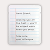Dear friend