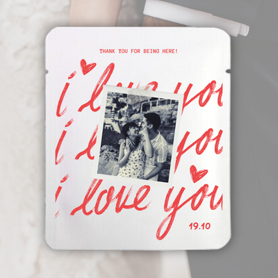 結婚照回禮掛耳包 W14